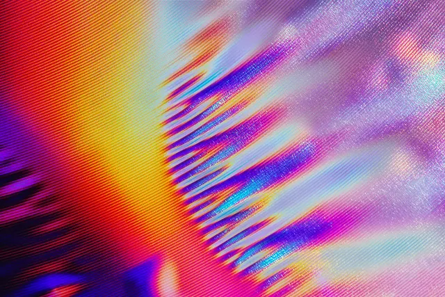 Iridescent Ripple Gradient, gradient-heavy, y2k, vibrant