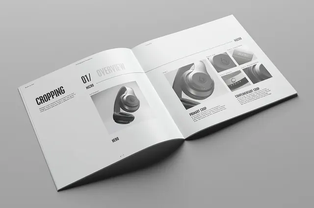 Editorial Layout Mockup, minimal, editorial, light