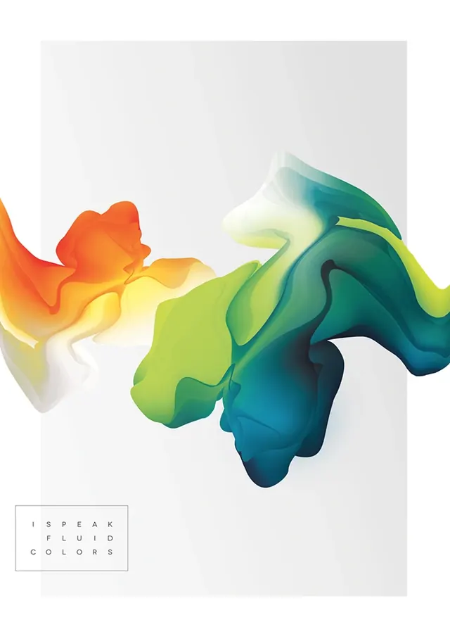 Abstract Fluid Gradient Graphic, organic, gradient-heavy, vibrant