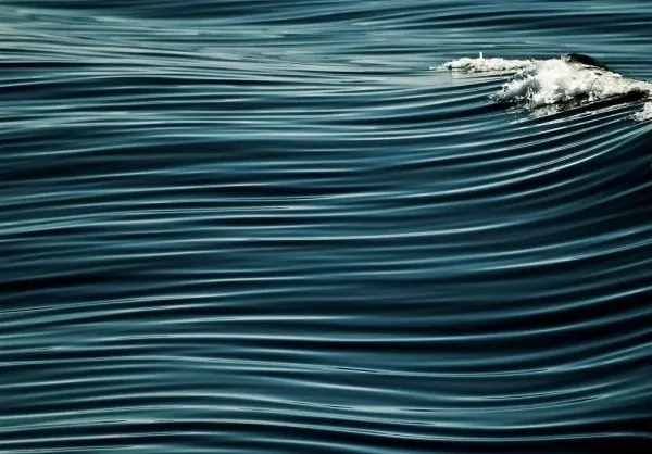 Abstract Blue Water Waves, photographic, organic, cool