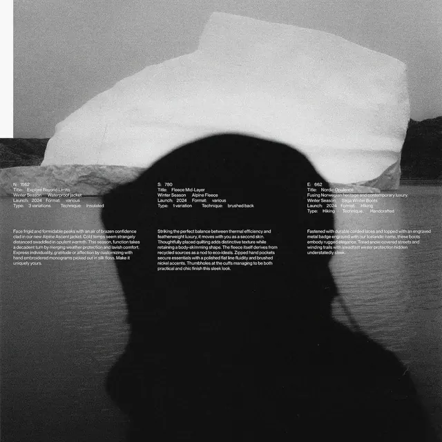 Monochrome Portrait with Typographic Overlay, minimal, monochrome, monochrome