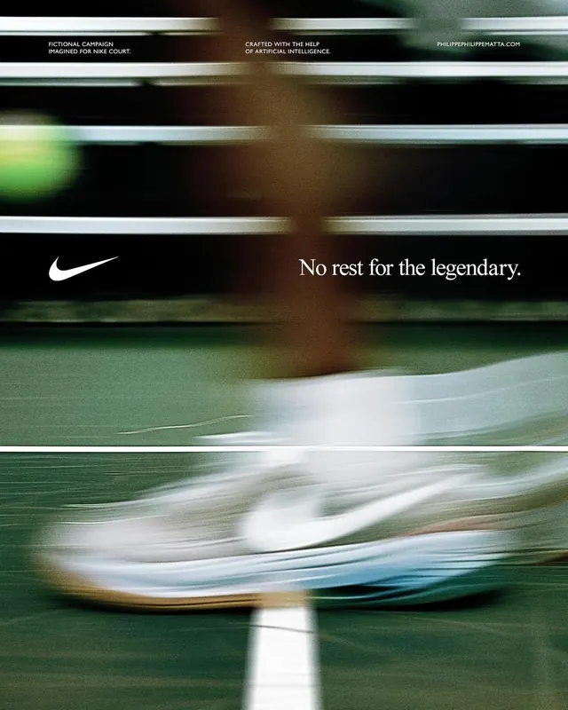 Nike Motion Graphic Design, minimal, photographic, high-contrast