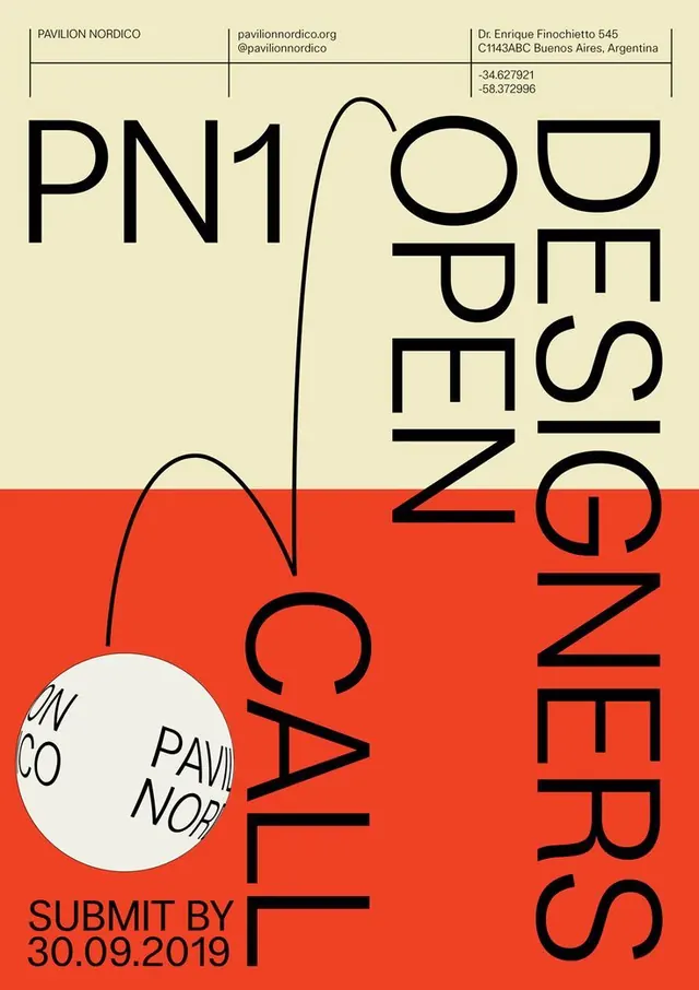 Open Designers Call Poster, swiss, brutalist, high-contrast