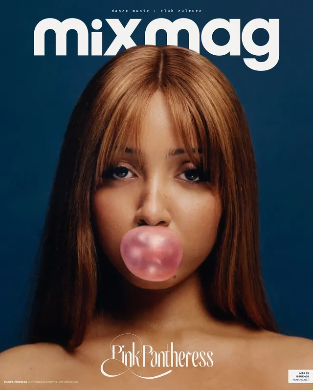 Mixmag Magazine Cover, editorial, y2k, dark