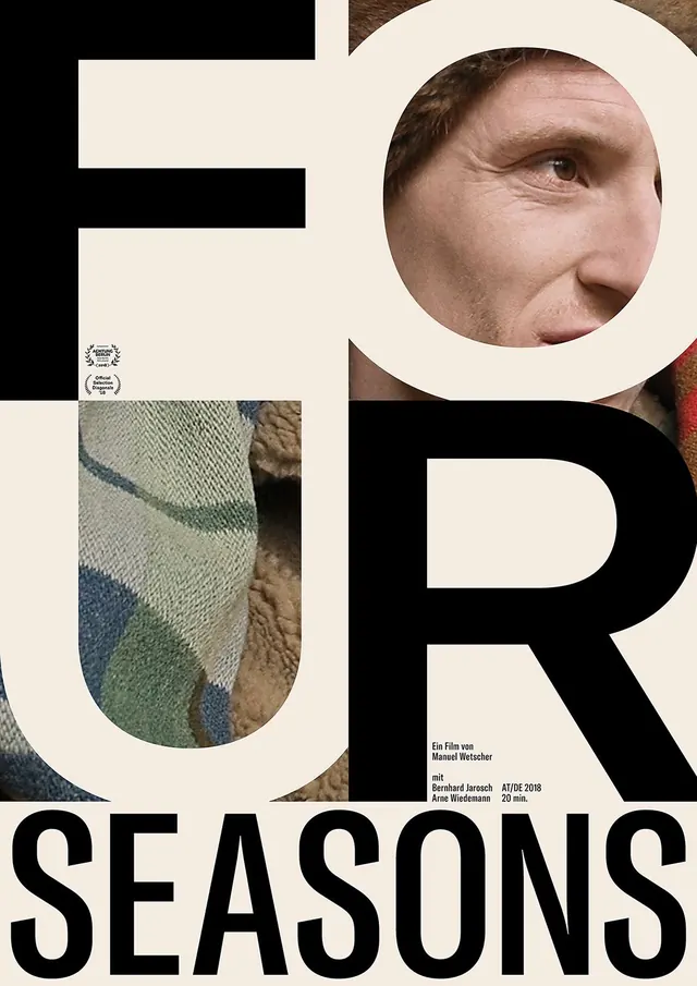 Four Seasons Editorial Collage, minimal, swiss, monochrome