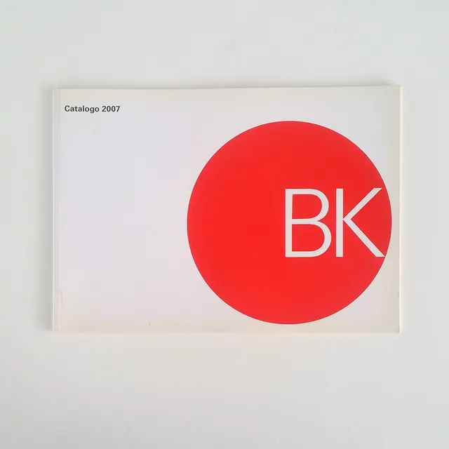 BK Logo and Catalog Mockup, minimal, swiss, high-contrast