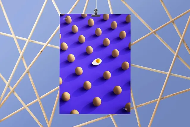 Abstract Geometric Pattern with 3D Spheres, geometric, 3d-render, vibrant