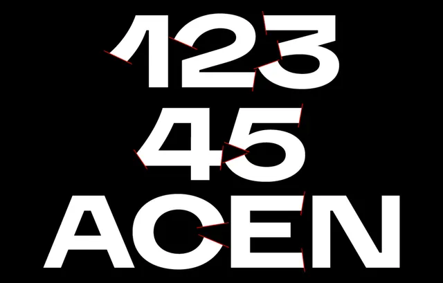 Numeric and Textual Type Specimen, minimal, brutalist, high-contrast
