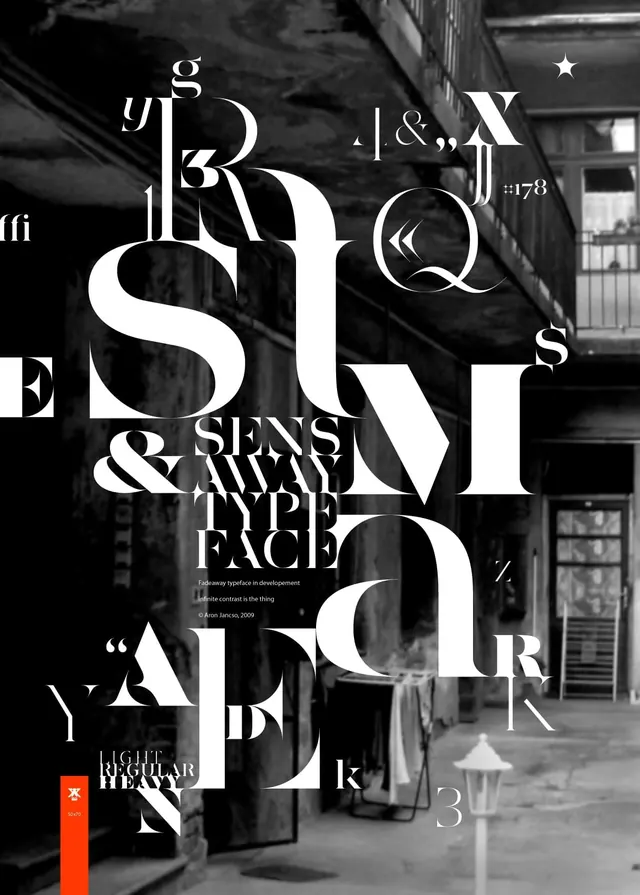 Experimental Typography Collage, brutalist, maximalist, monochrome