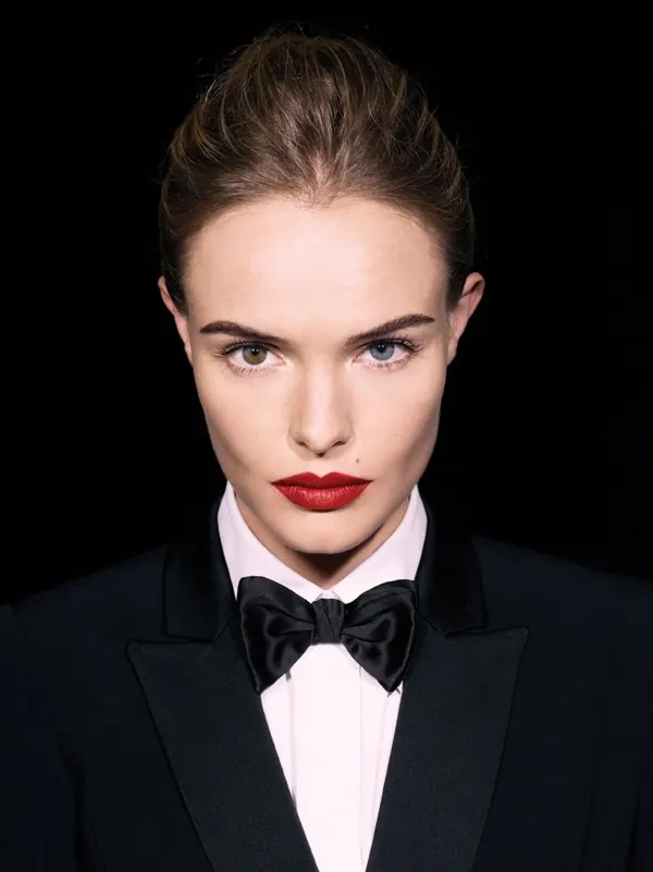 Fashion Portrait with Bow Tie, luxury, photographic, dark