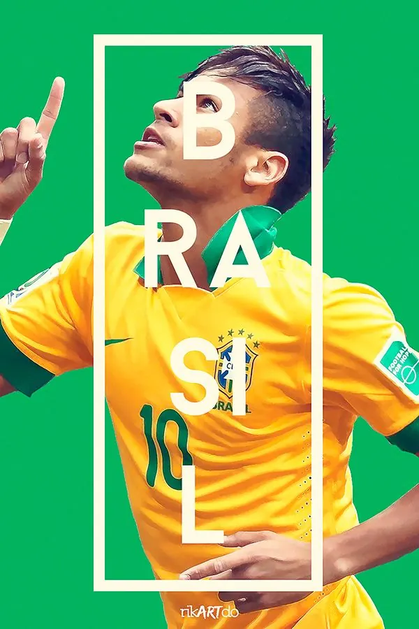 Football Player Graphic Design, maximalist, geometric, vibrant