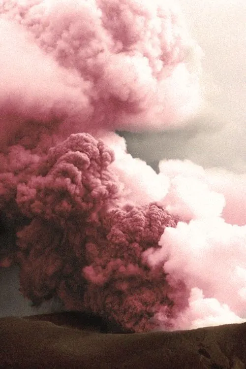 Pink Smoke Cloud, organic, photographic, pastel