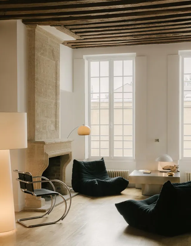 Modern Interior Living Space, minimal, luxury, muted