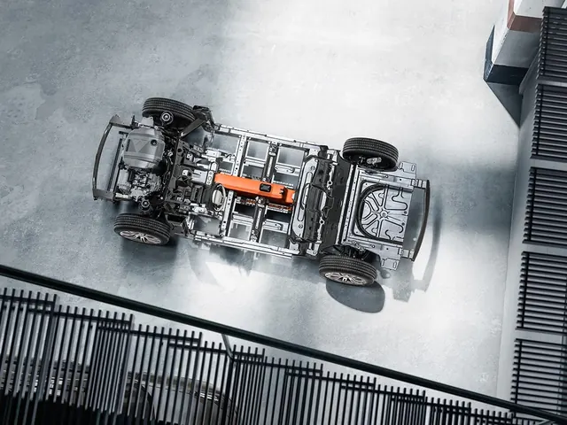Exploded View Vehicle Mockup, technical, minimal, monochrome
