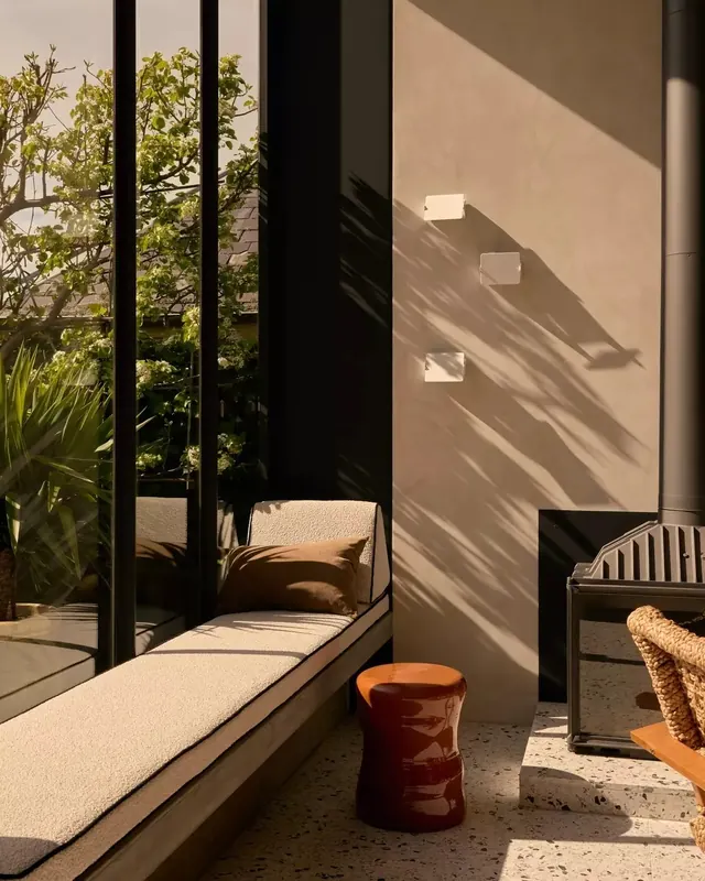 Modern Interior Design with Natural Light, minimal, photographic, muted