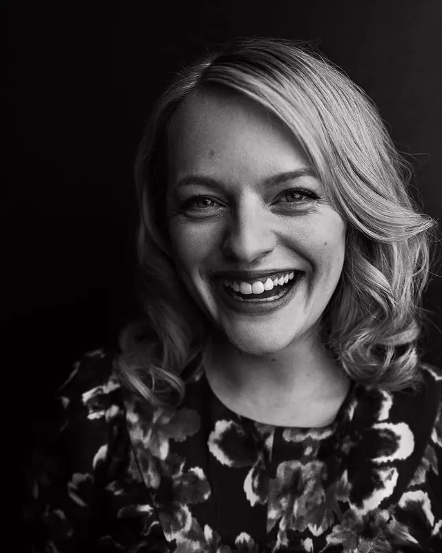 Portrait of a Smiling Woman, monochrome, photographic, monochrome