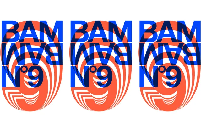BAM 19 Wordmark Variations, brutalist, neo-brutalist, vibrant