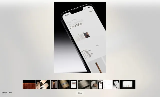Mobile App UI Mockup with Stylus, minimal, corporate-clean, light