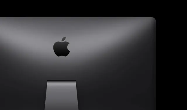 Apple Logo Mockup, minimal, dark-mode, dark