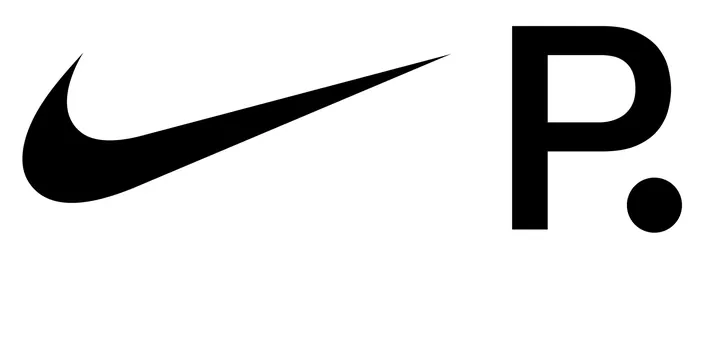 Nike and P. Logo Combination, minimal, monochrome, monochrome
