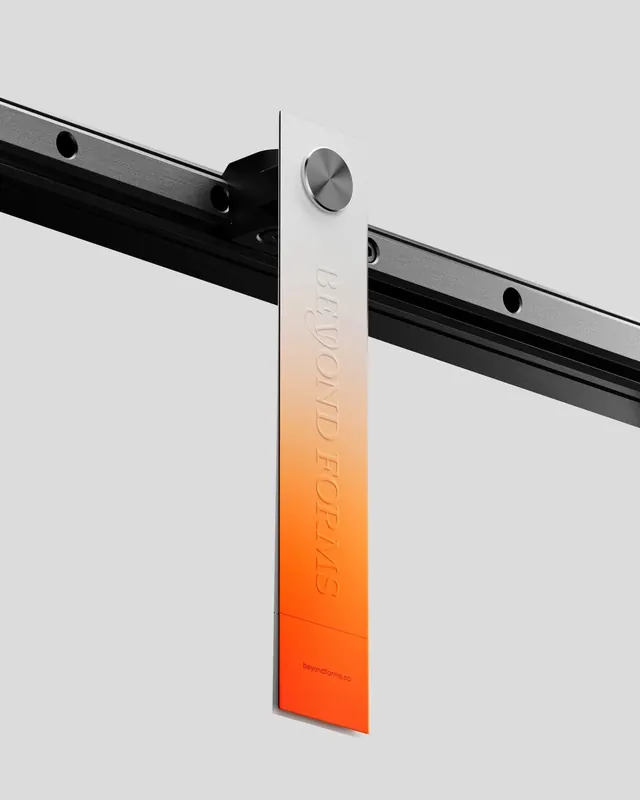 Vertical Gradient Identity Mockup, minimal, corporate-clean, vibrant