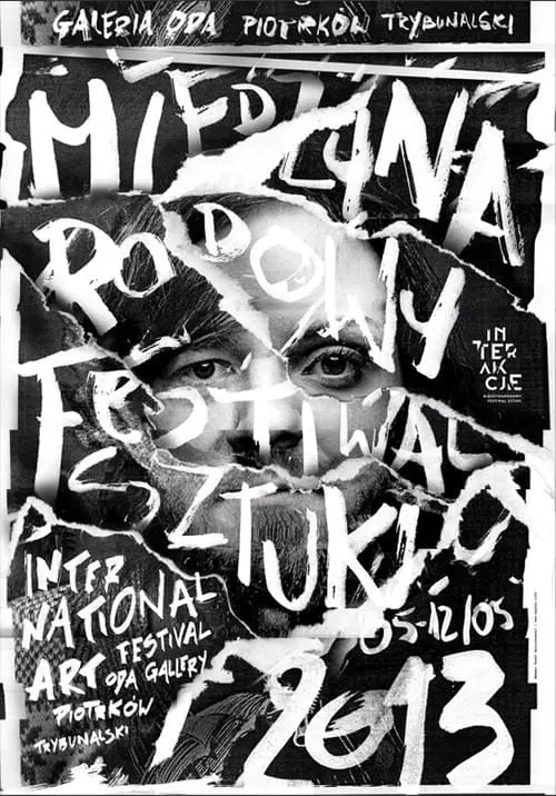 Brutalist Collage Portrait, brutalist, maximalist, monochrome