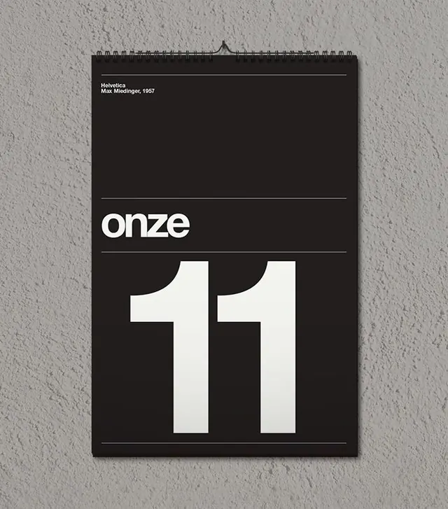 Onze Magazine Cover Design, minimal, swiss, dark