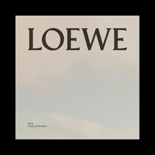 LOEWE Close to Paradise Poster, minimal, luxury, light