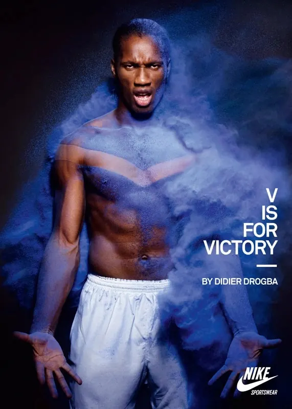 Victory Poster Design, photographic, luxury, dark