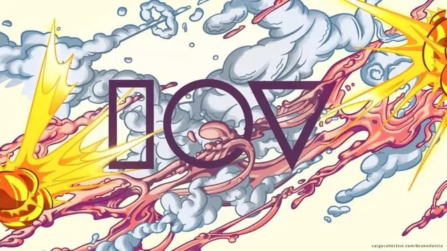 Abstract Fluid Wordmark Design, maximalist, illustrated, vibrant