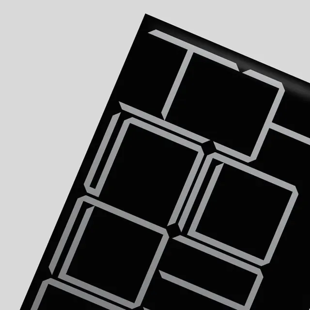 Geometric Grid Pattern, minimal, swiss, dark