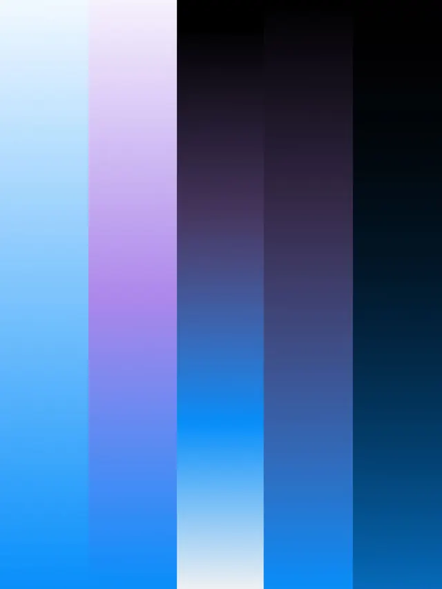 Vertical Gradient Color Blocks, minimal, gradient-heavy, light