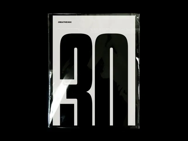 Abstract Typography Poster, minimal, swiss, monochrome