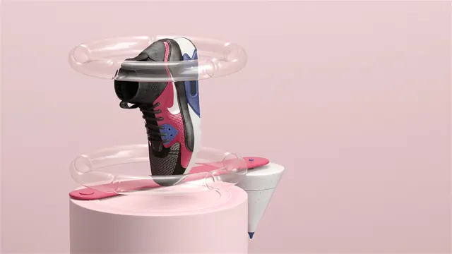 3D Abstract Sculpture Mockup, minimal, glassmorphism, vibrant