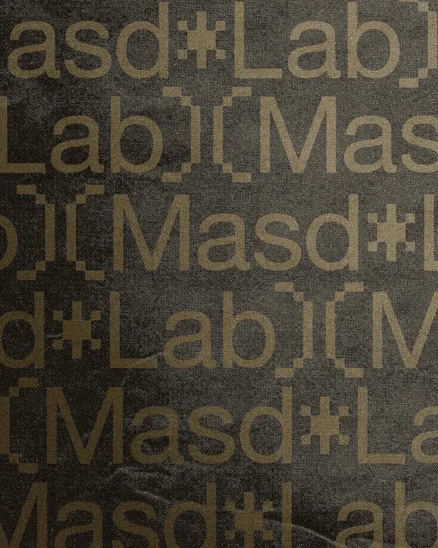 Masd Lab repeating texture pattern, minimal, technical, dark