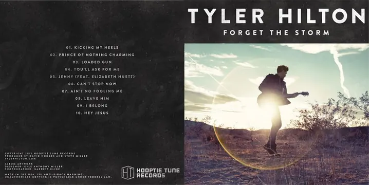 Tyler Hilton - Forget the Storm Poster, minimal, editorial, dark