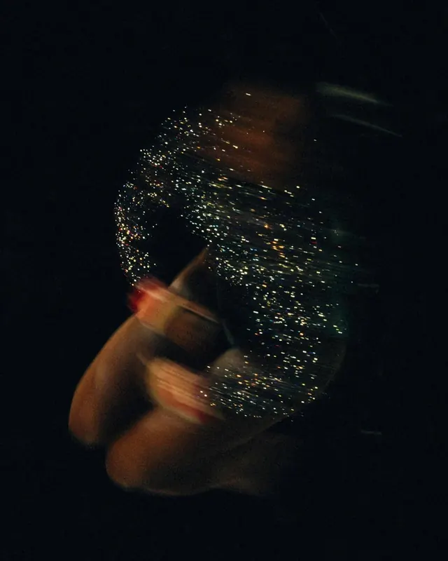 Abstract Sparkle Motion Still, dark-mode, abstract, dark