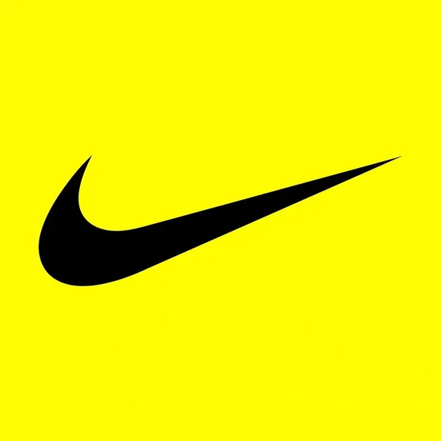 Nike Swoosh Logo, minimal, flat, high-contrast