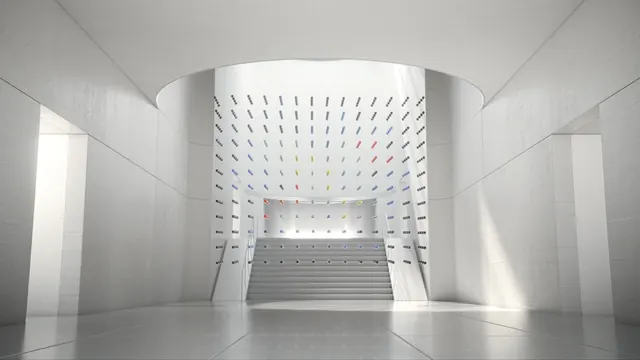 Minimalist Architectural Interior Render, minimal, geometric, monochrome