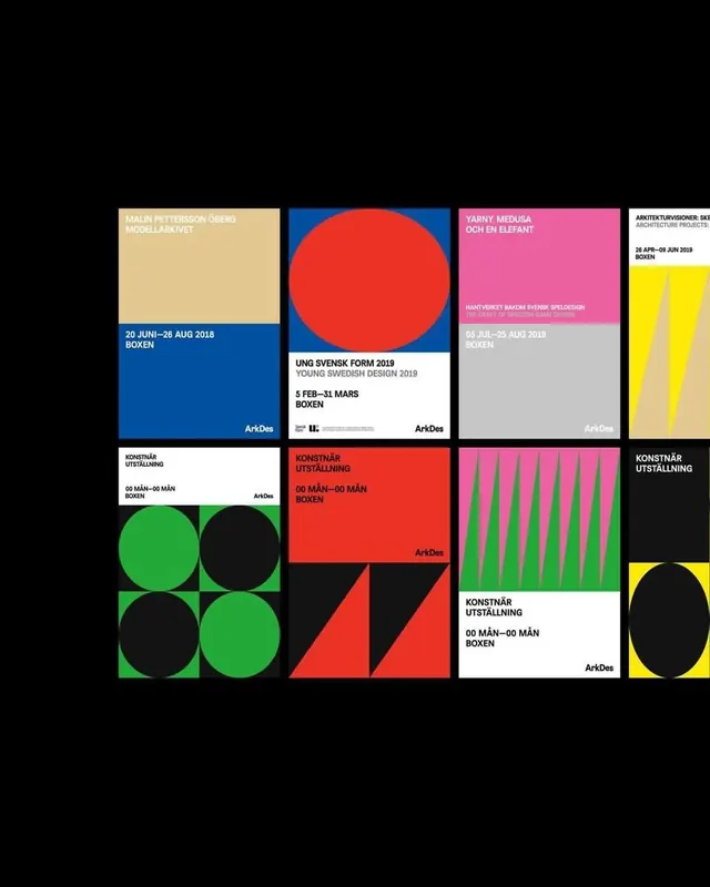 Geometric Identity System Grid, minimal, swiss, vibrant