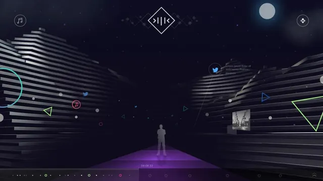 Abstract 3D Geometric Space, dark-mode, geometric, dark