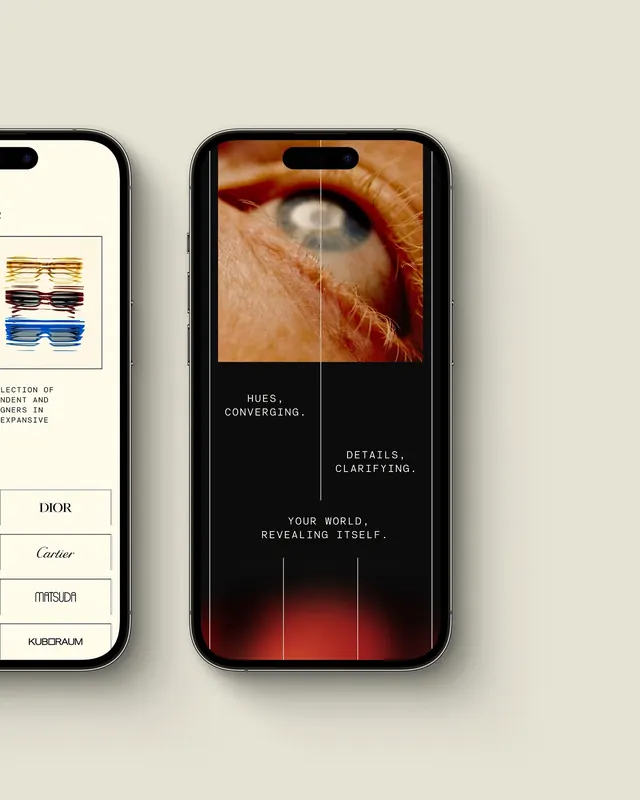 Mobile App UI Design Mockup, minimal, dark-mode, dark