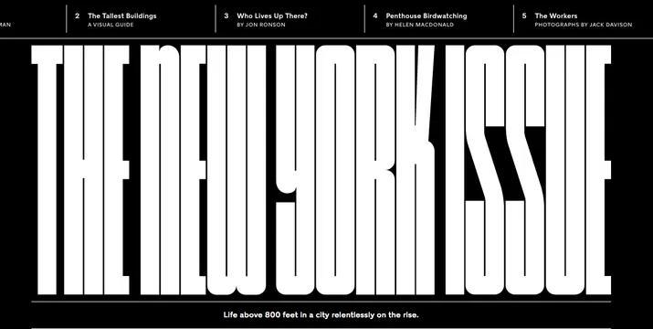 The New York Times Magazine Cover Design, minimal, swiss, high-contrast