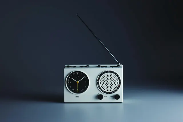 Retro Radio Mockup, minimal, retro, dark