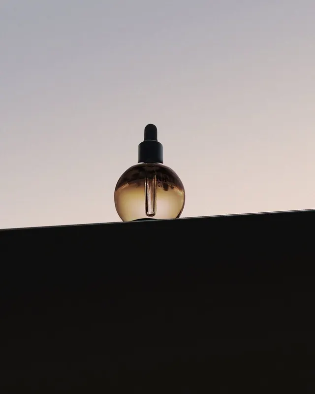 Silhouette of a Hanging Lamp, minimal, photographic, monochrome