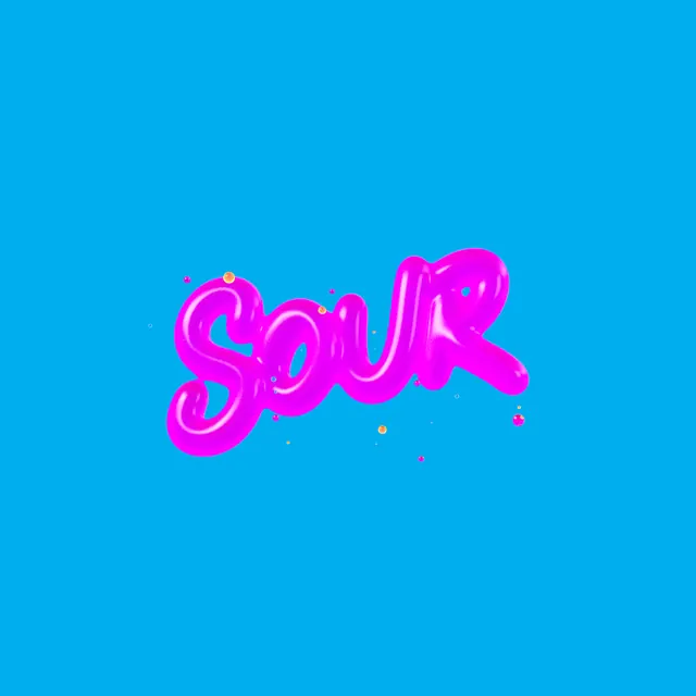 Sour Wordmark Design, playful, y2k, vibrant