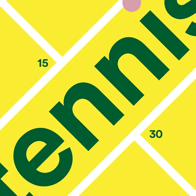 Diagonal Typography Graphic, minimal, swiss, vibrant