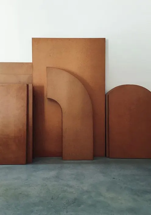 Abstract Architectural Sculpture, minimal, abstract, earthy
