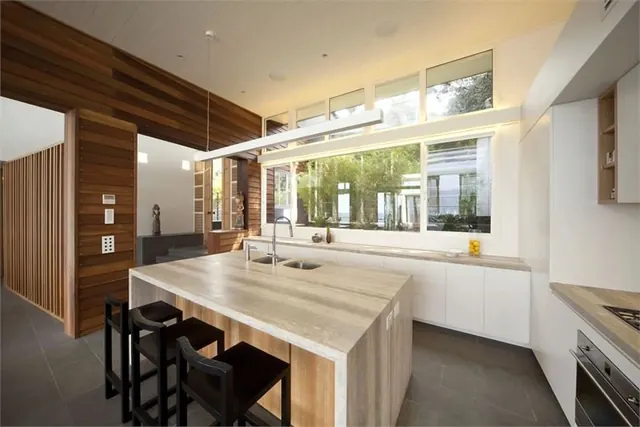 Modern Open-Plan Office Interior, minimal, photographic, light
