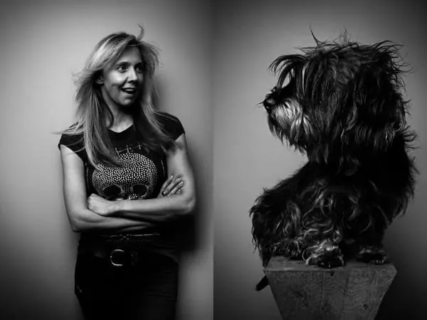 Monochrome Portrait and Sculpture Comparison, monochrome, photographic, monochrome